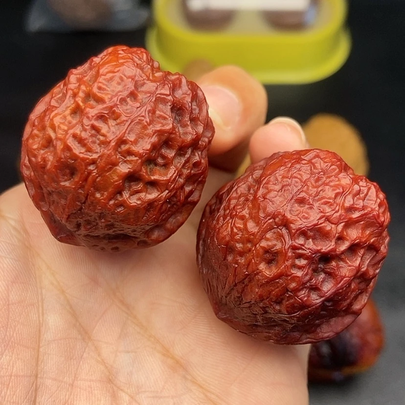 【闪购商品】把件文玩核桃40尺蛇皮元宝