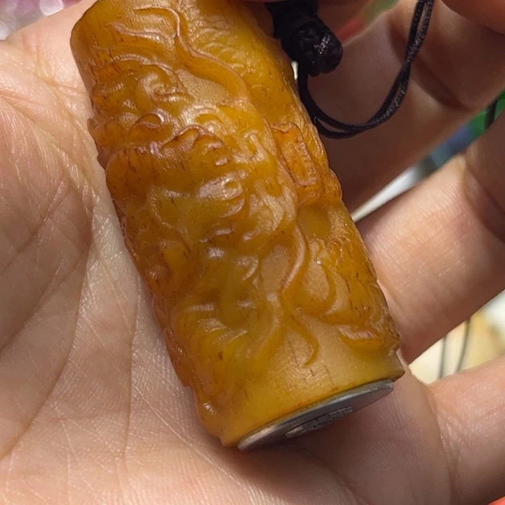 非洲紫檀（红花梨）老根福龙柱