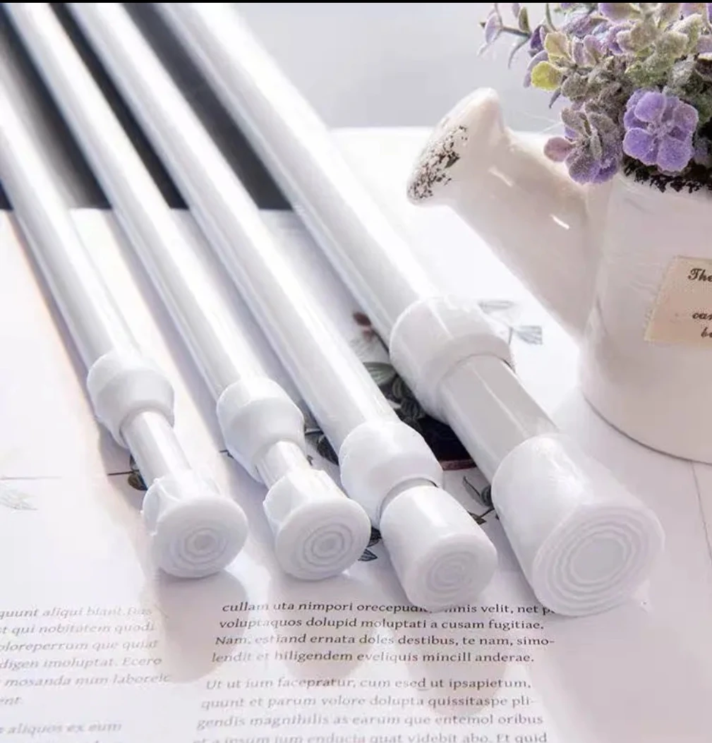 多功能免打孔伸缩杆窗帘杆浴帘杆晾衣杆结实耐用家用