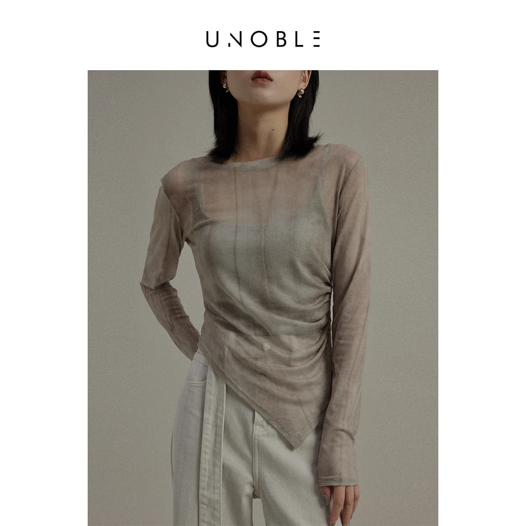 UNOBLE 2025 S/S【网纱长袖打底衫】春夏新品