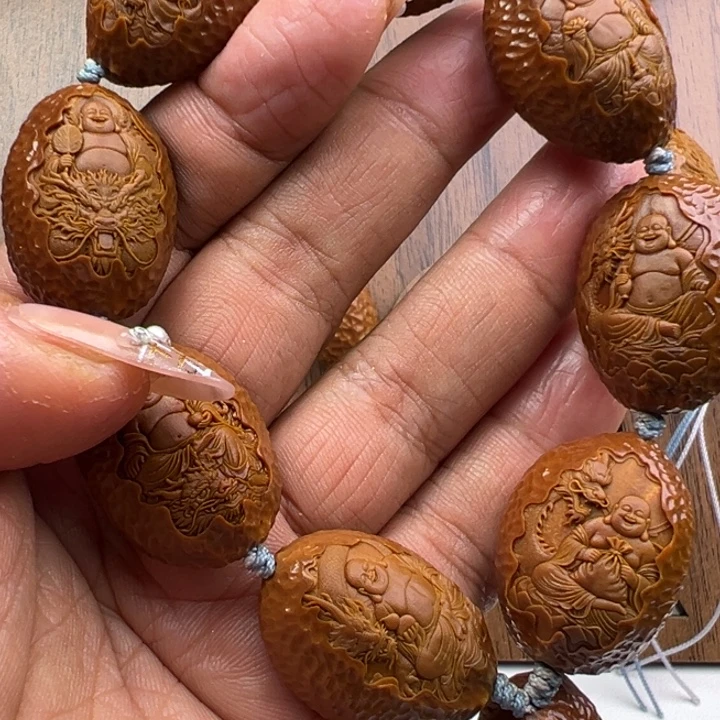 手串/手链橄榄核2.2九龙弥勒
