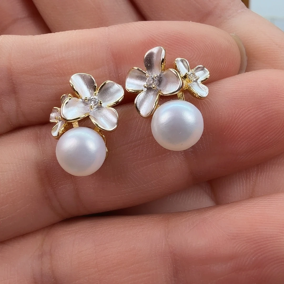 耳饰淡水珍珠未镶嵌