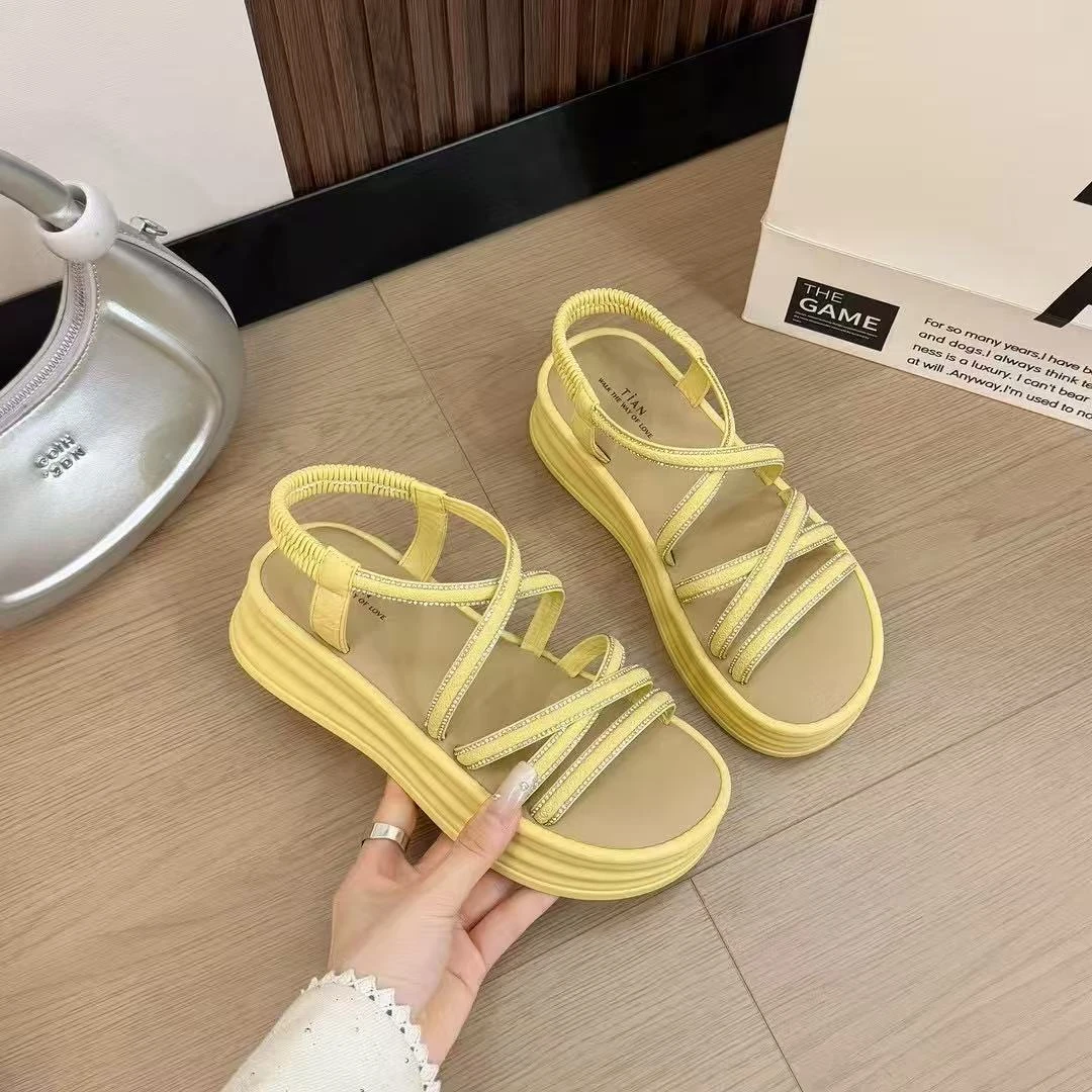 K985-6仙女风夏季外穿凉拖鞋