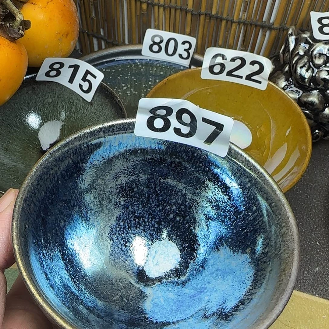 茶盏建盏杯主人杯龙窑柴烧