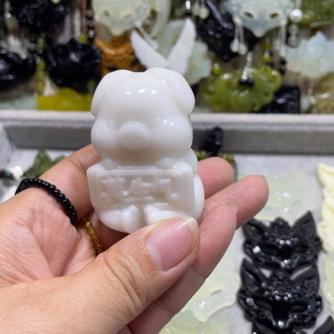 【闪购商品】岫玉颈饰未镶嵌瑶****常86瑕疵