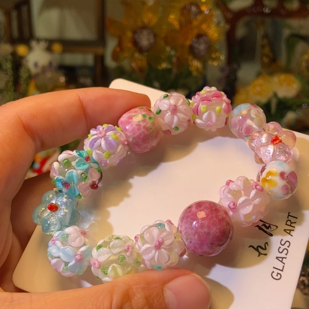 琉璃手工艺品手链