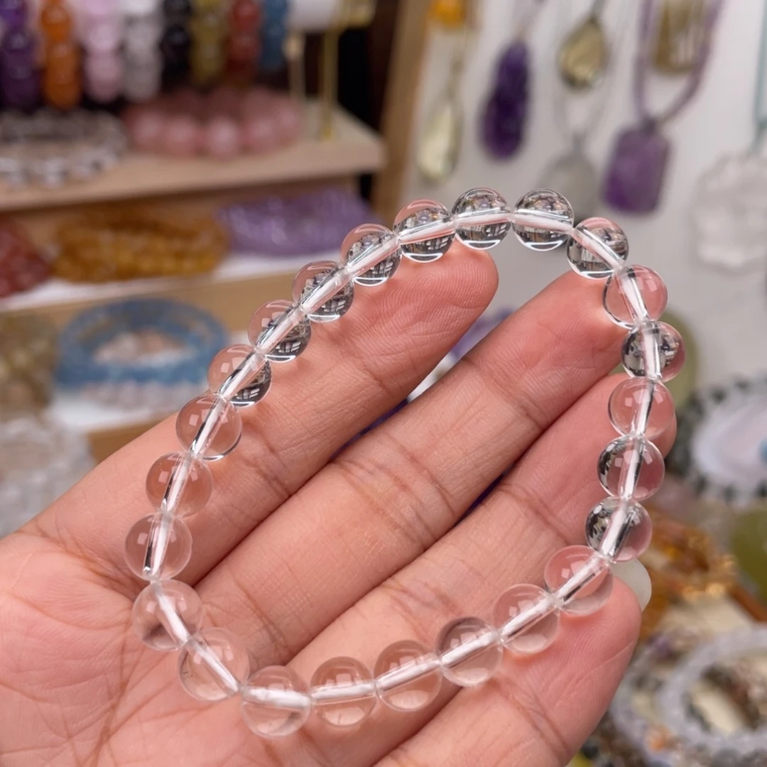 熊***子水晶手链未镶嵌白水晶