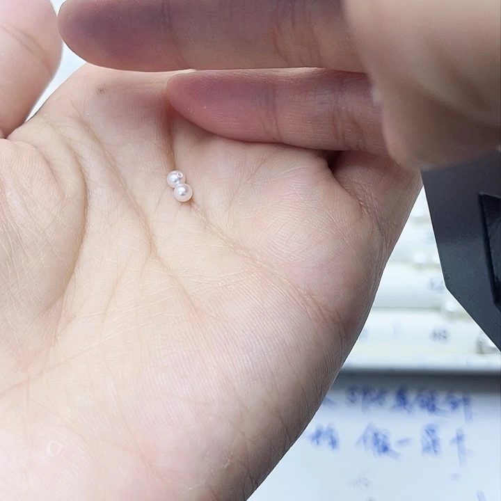 淡水珍珠耳饰银S925镶嵌琳*姐