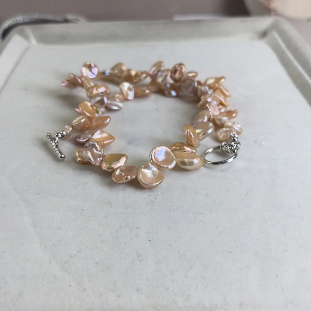 淡水珍珠未镶嵌项链【纯恬】