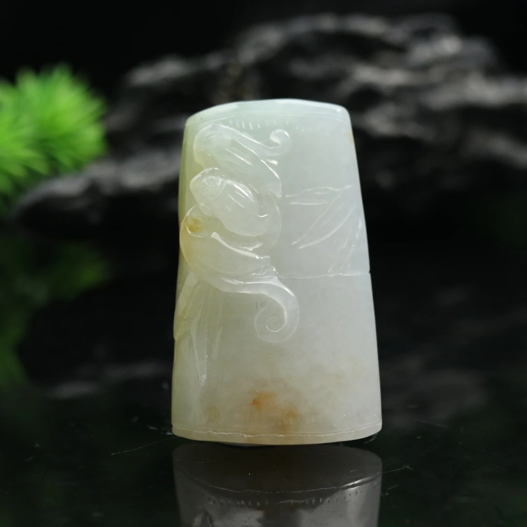 FC45天然缅甸翡翠A货冰吊坠/300072/保利厦门拍卖