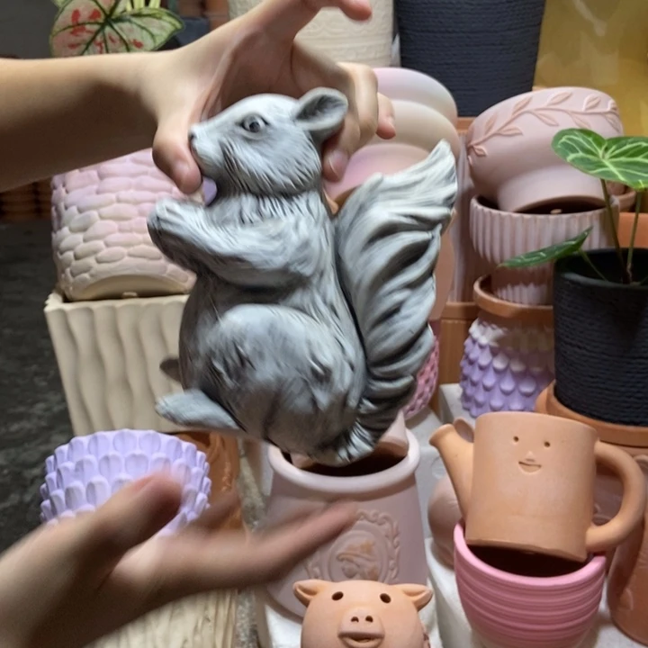 15×13灰白松鼠1个