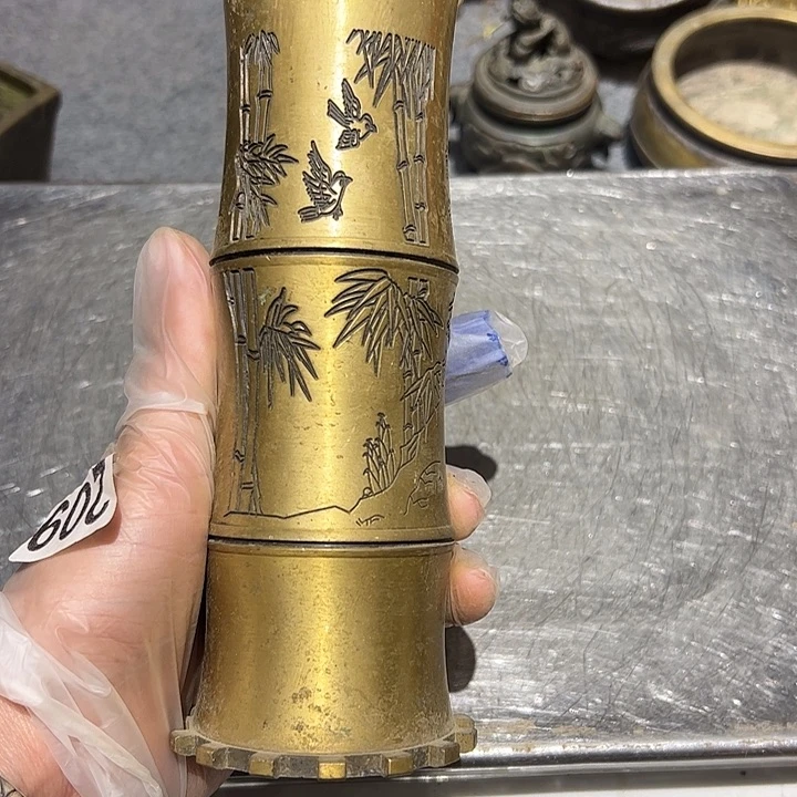 微瑕疵黄铜摆件工艺品