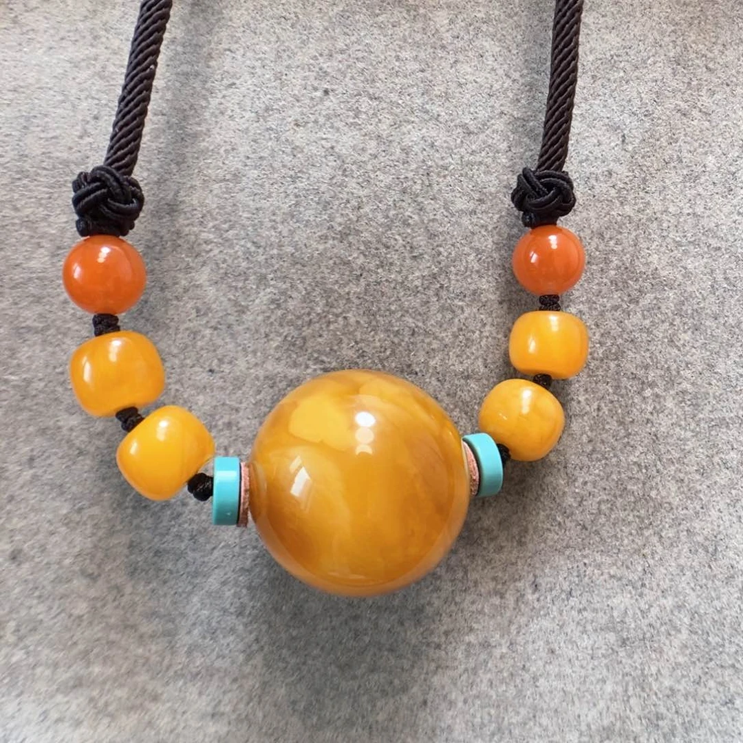 七***～未镶嵌颈饰蜜蜡蜜蜡