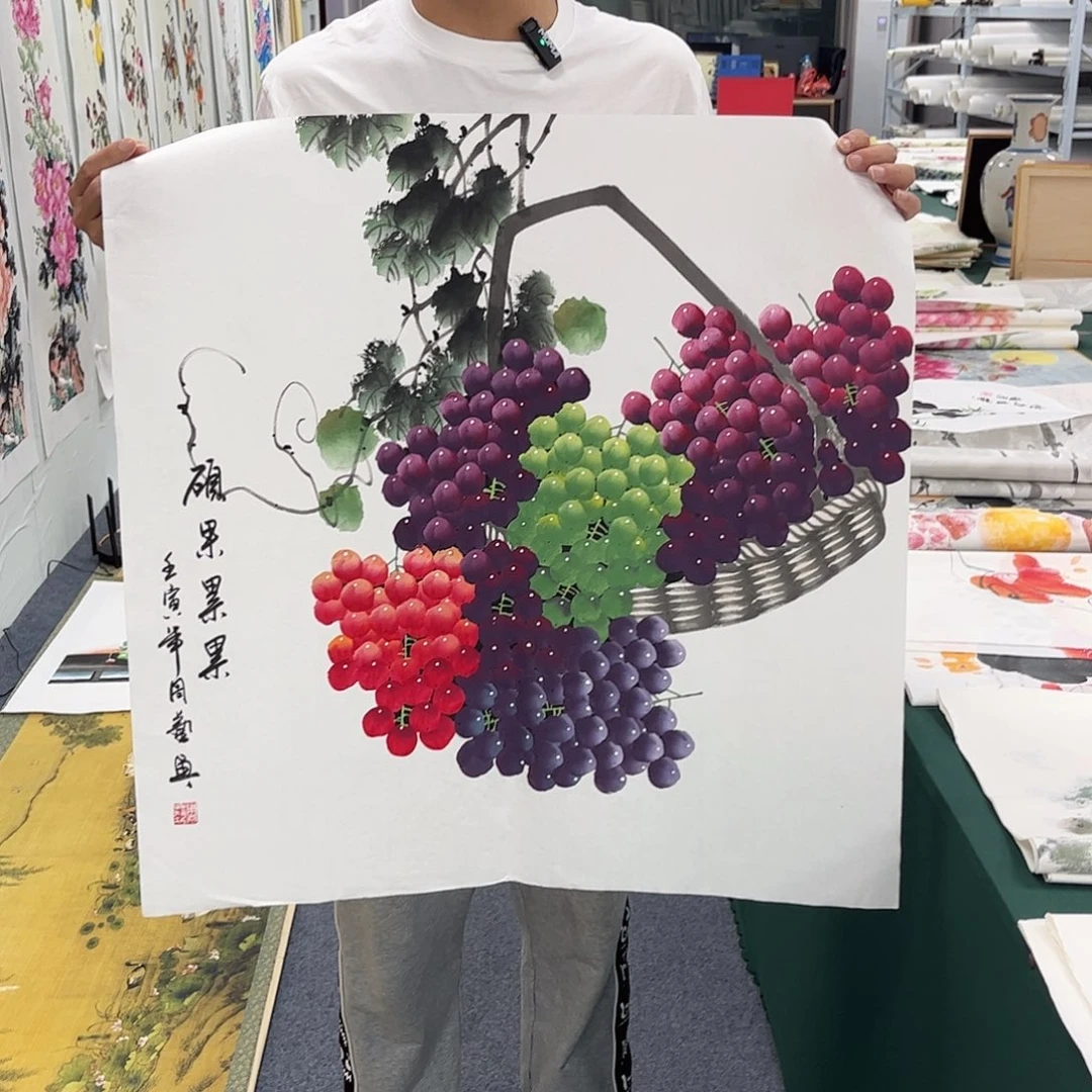 国画宣纸国画纯手绘作品