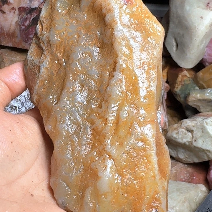 墨***荷寿山石寿山石的颜色