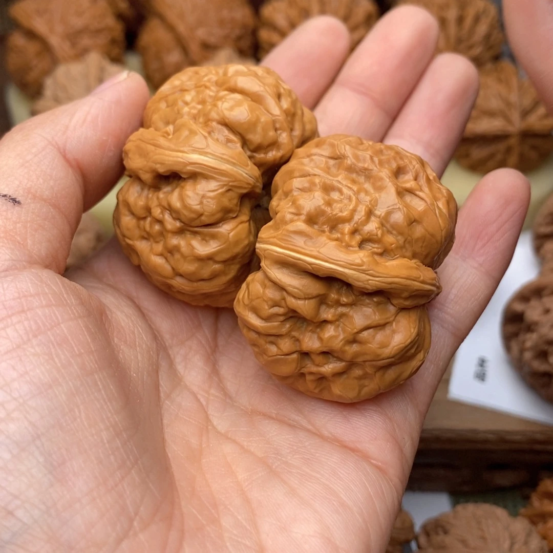 文玩核桃把件38蛙打底团购