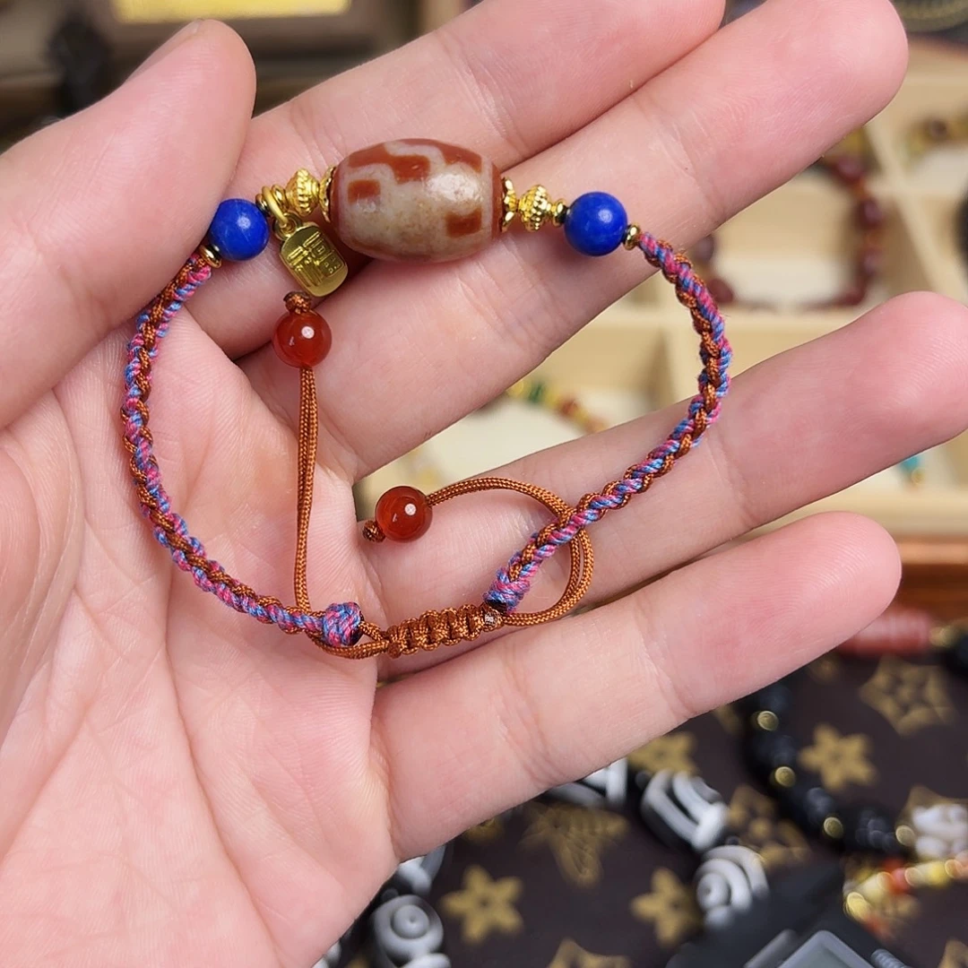 玛瑙/玉髓合金手链1019-37