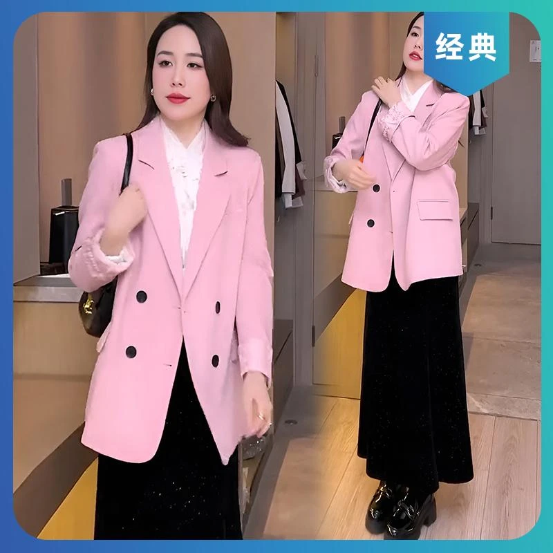 新中式西装外套女设计感2025春秋新款韩版高端气质宽松休闲小西服