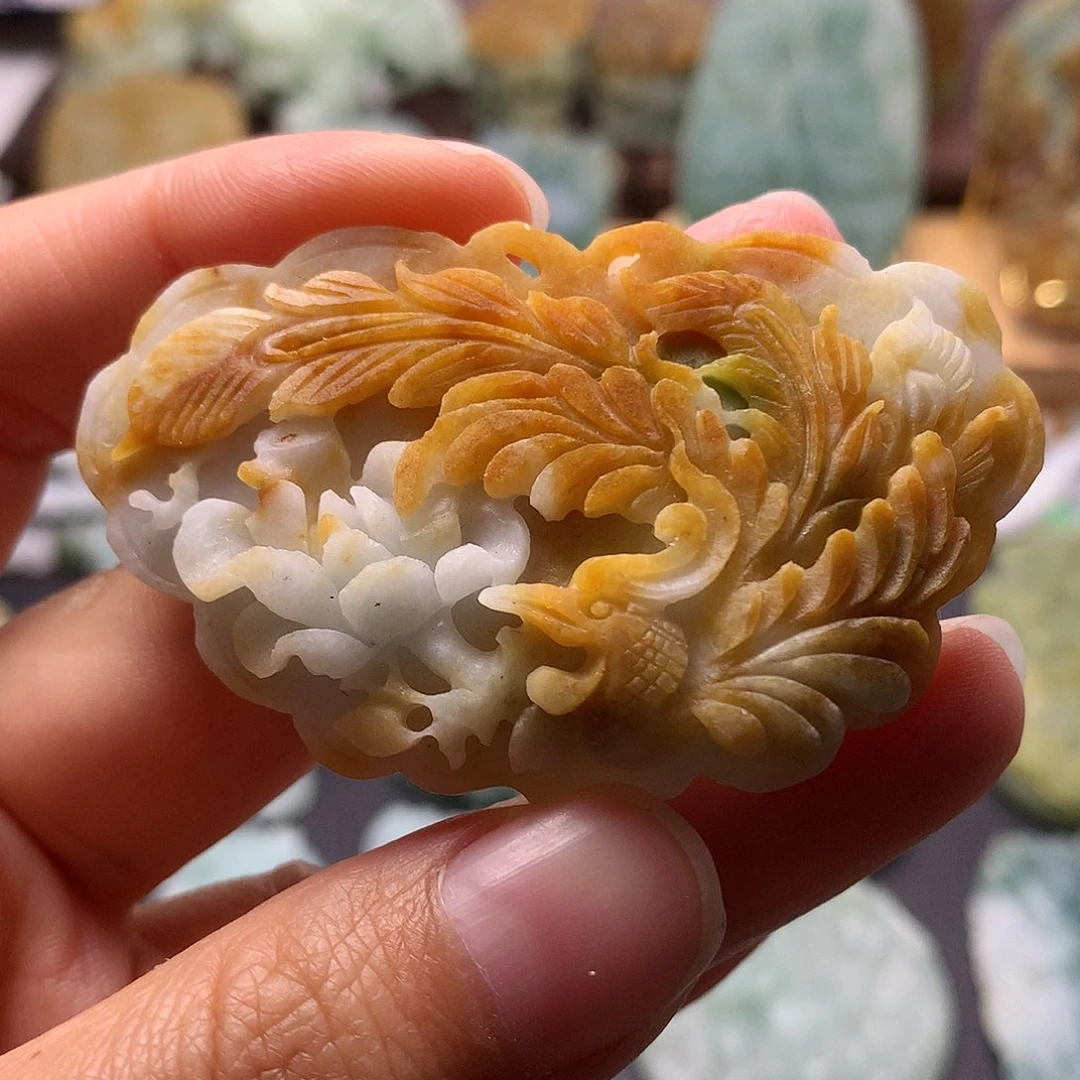 定制翡翠未镶嵌凤
