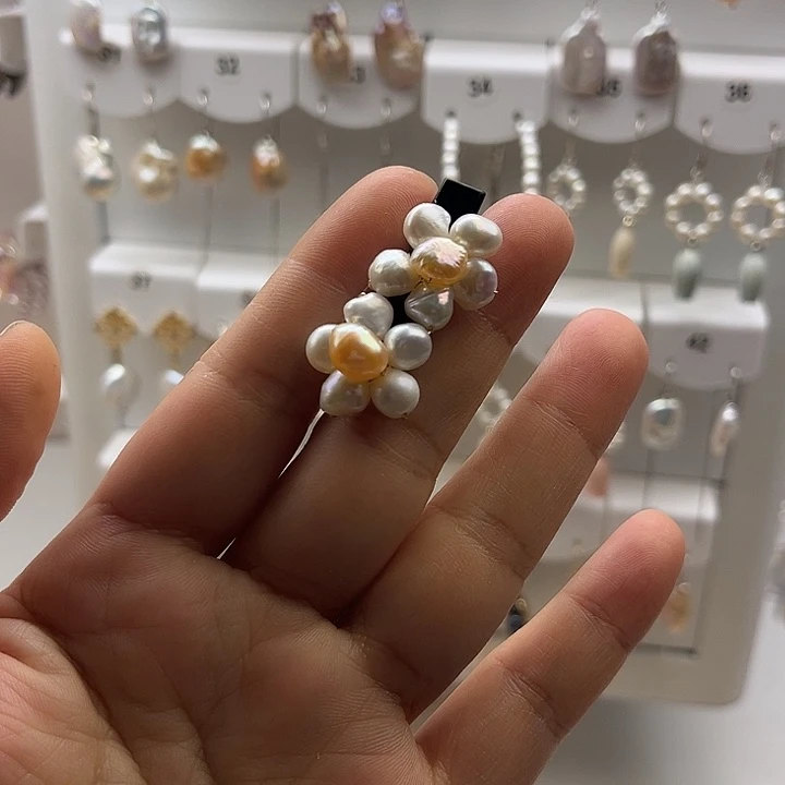 未镶嵌淡水珍珠发夹