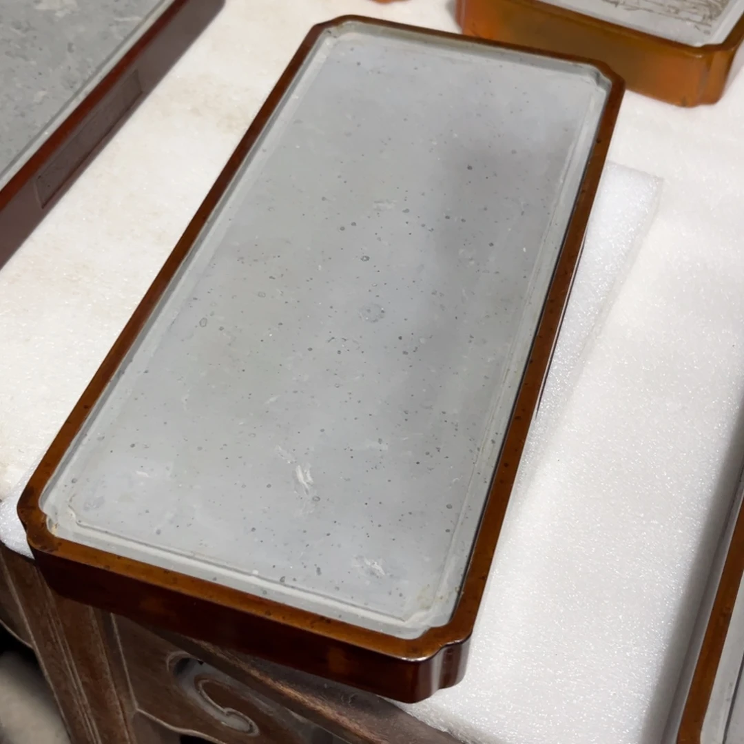 砖雕蒂*森金砖干泡台 刻兰亭序