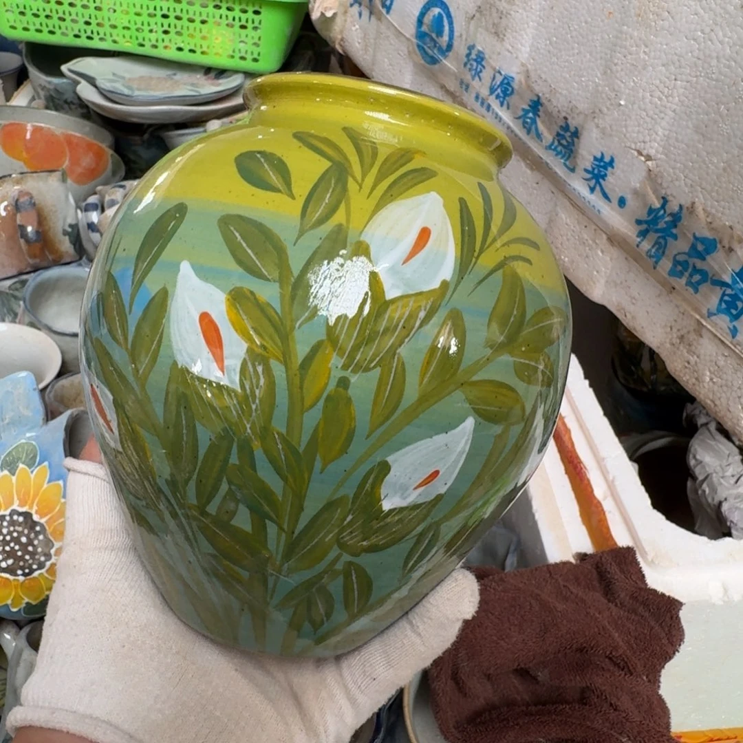 釉下彩瑕疵处理慎拍192