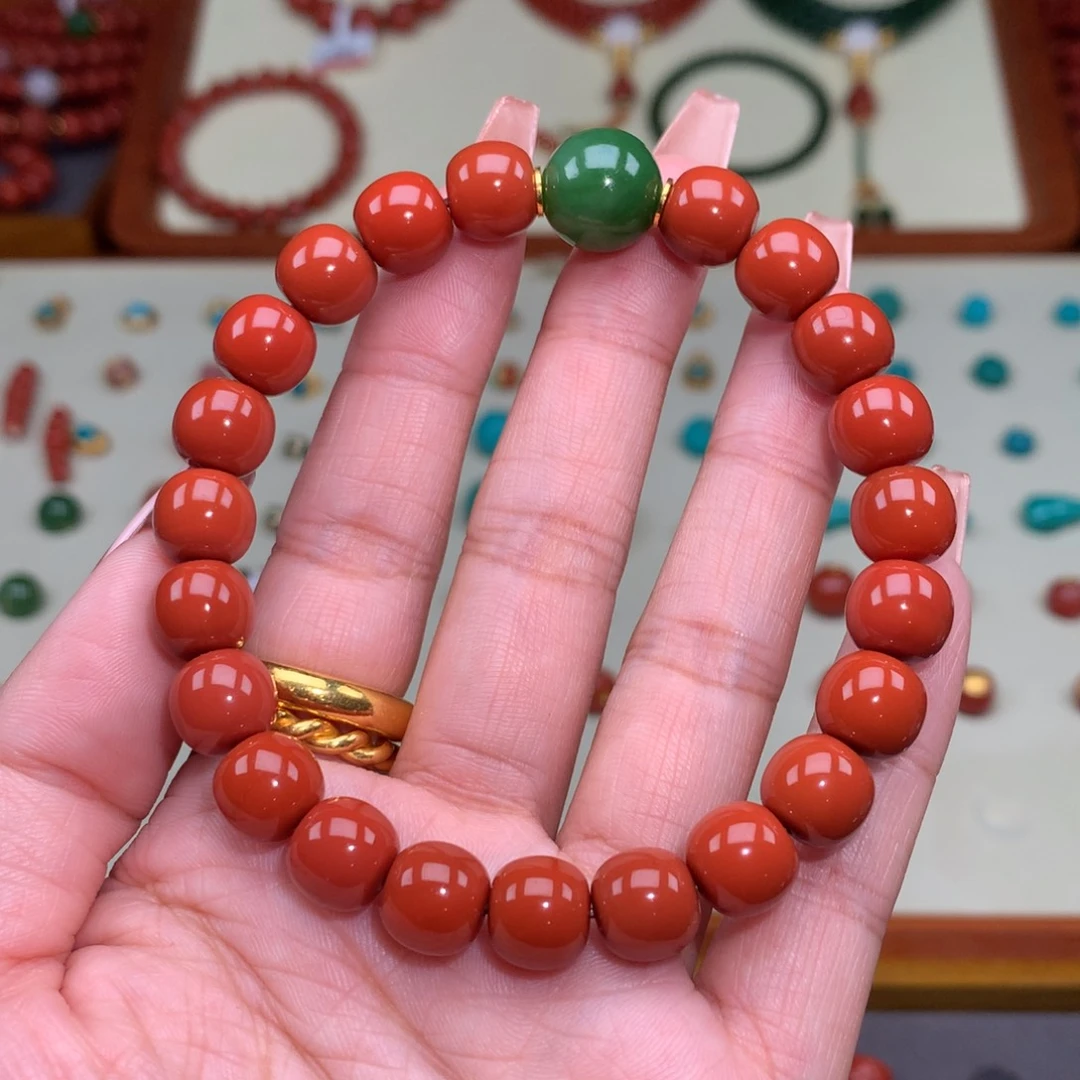 南红玛瑙颈饰未镶嵌