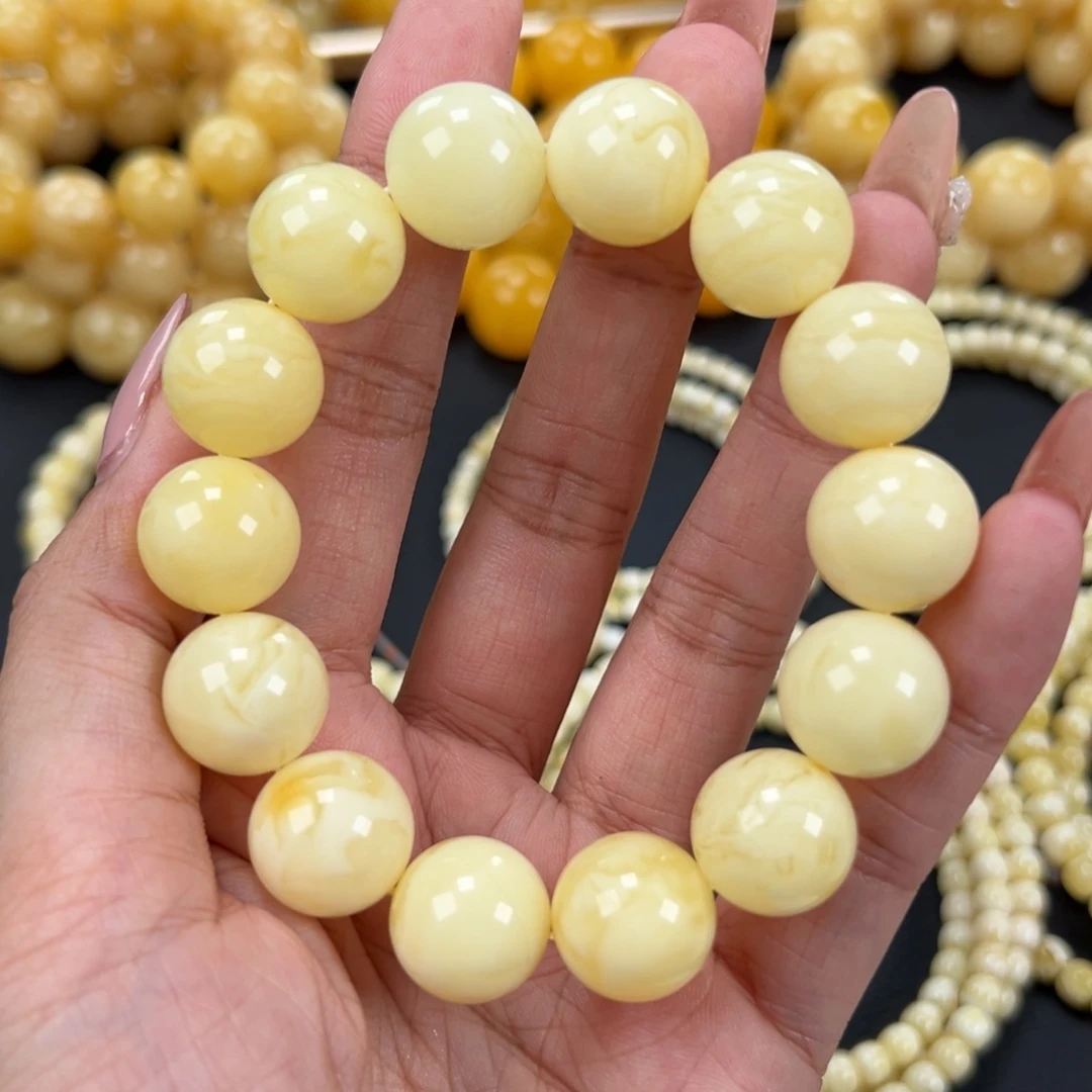 琥珀未镶嵌手链30.7