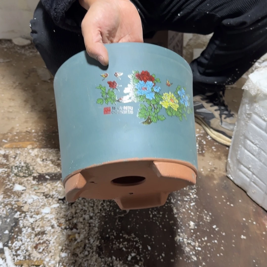 紫砂花盆口径17.13口径