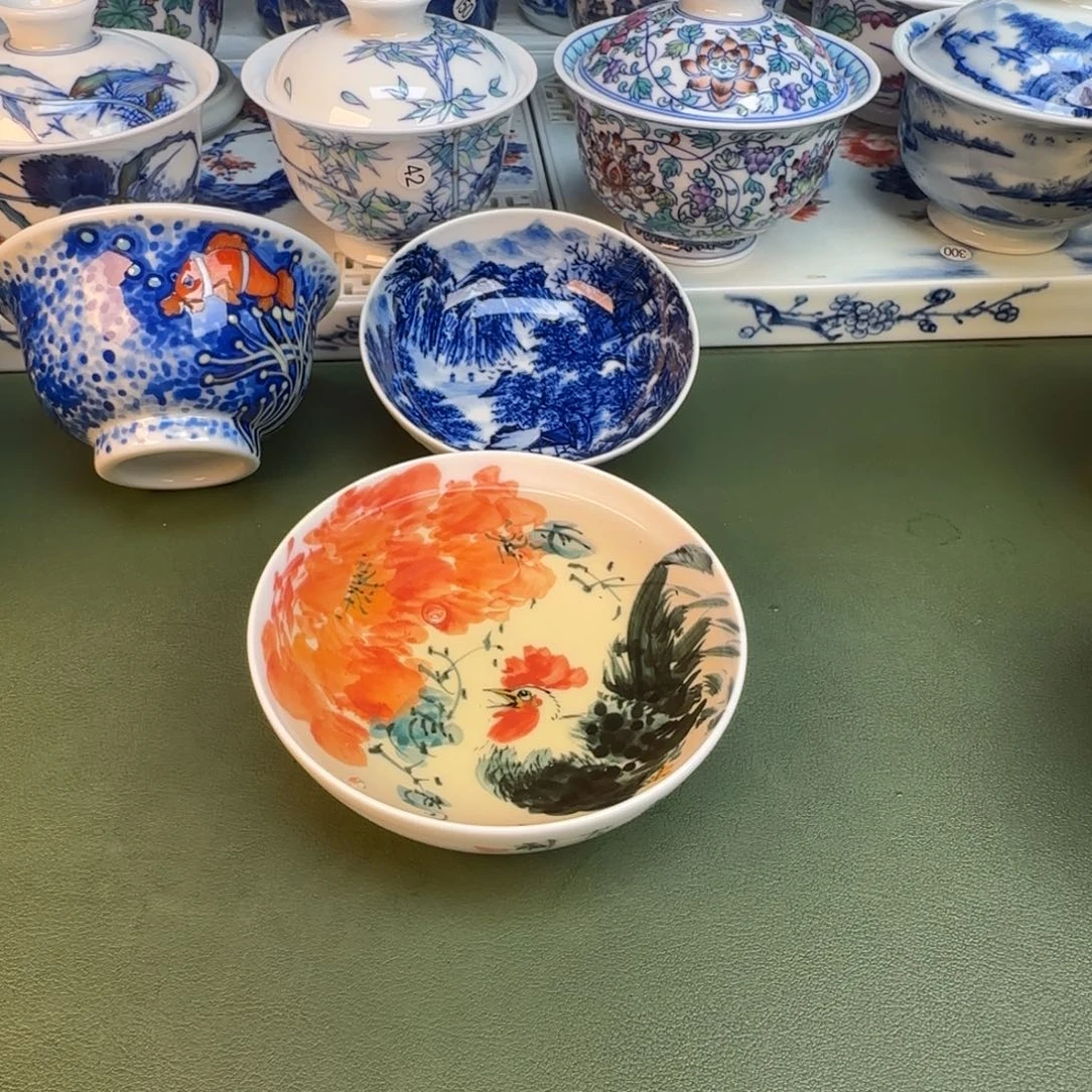 陶纯手工纯手绘茶具392