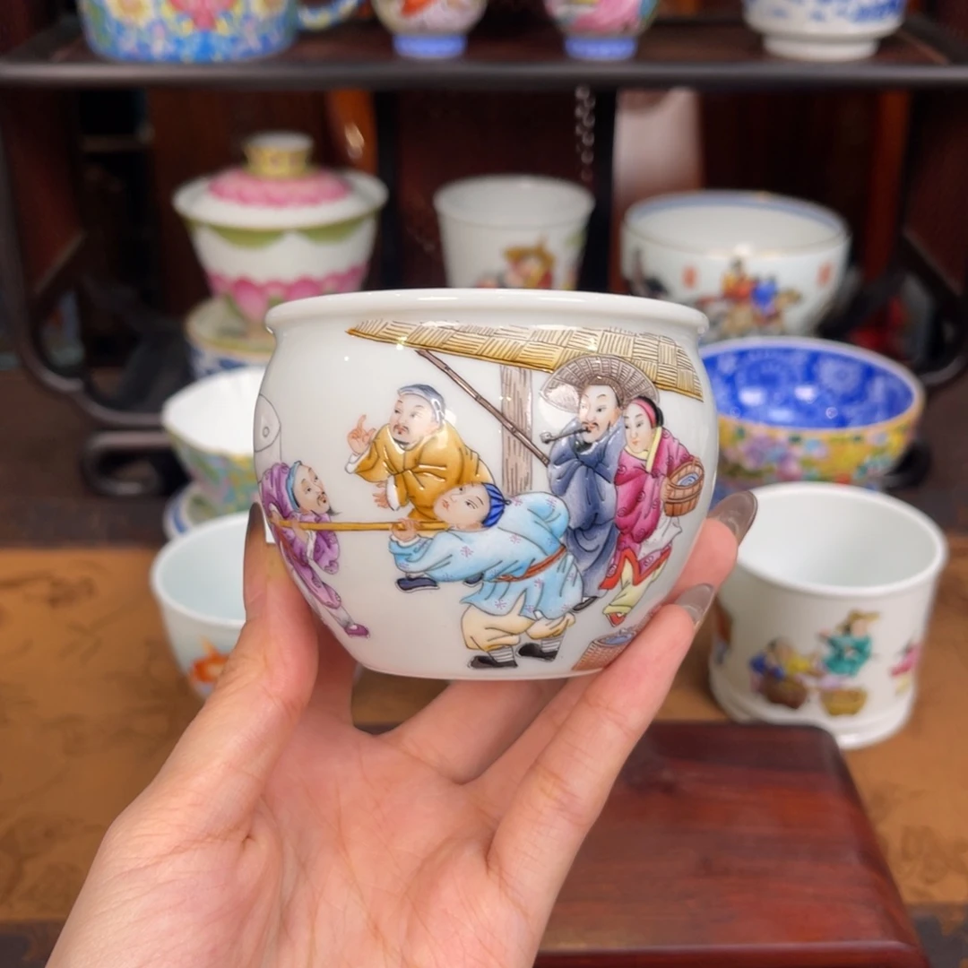 似***年景德镇全手工手绘陶瓷