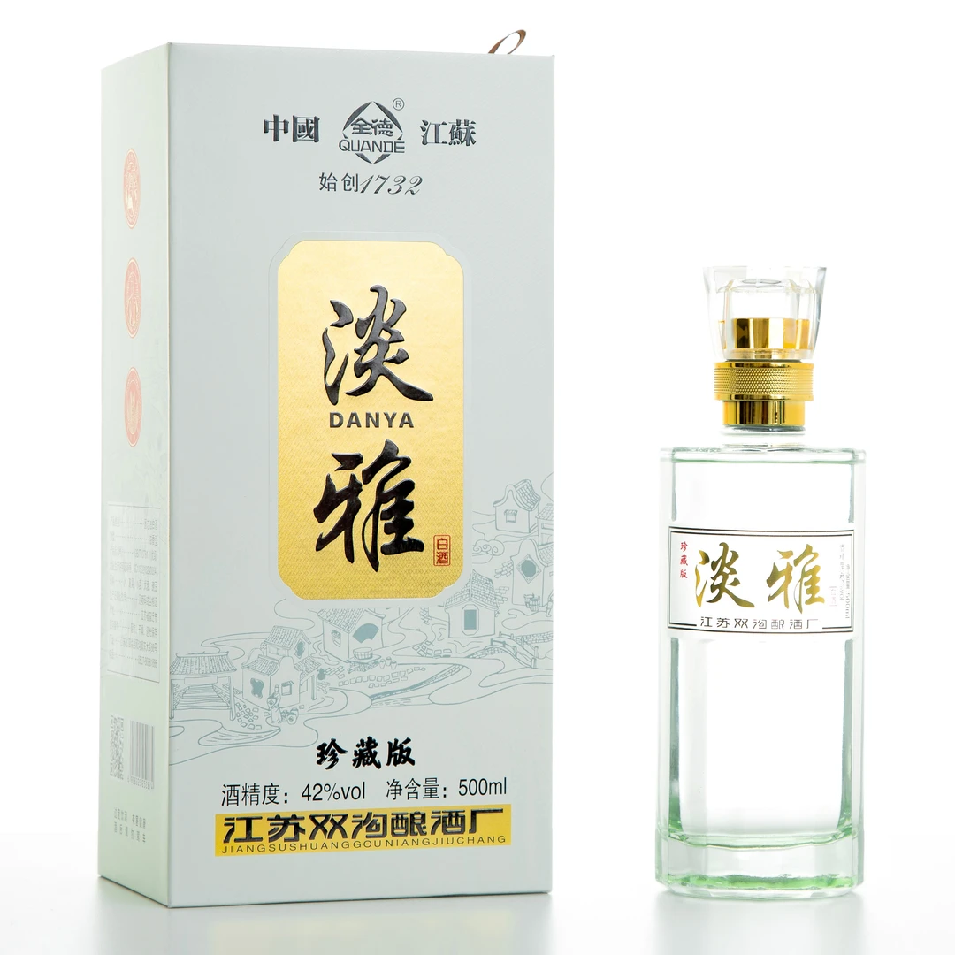 全德·淡雅珍藏·42℃·500ml×2瓶（白酒）