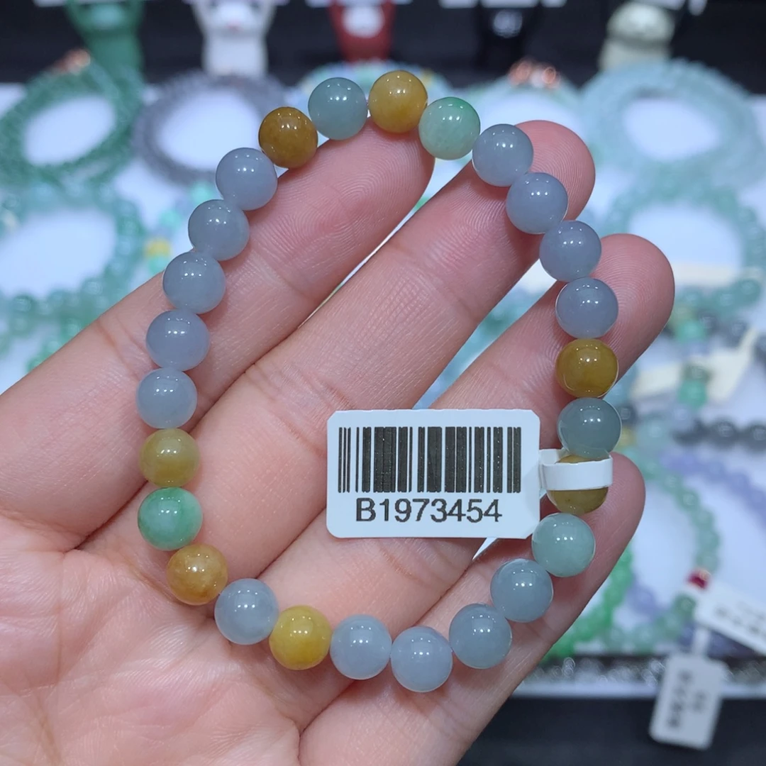 翡翠未镶嵌手串天然