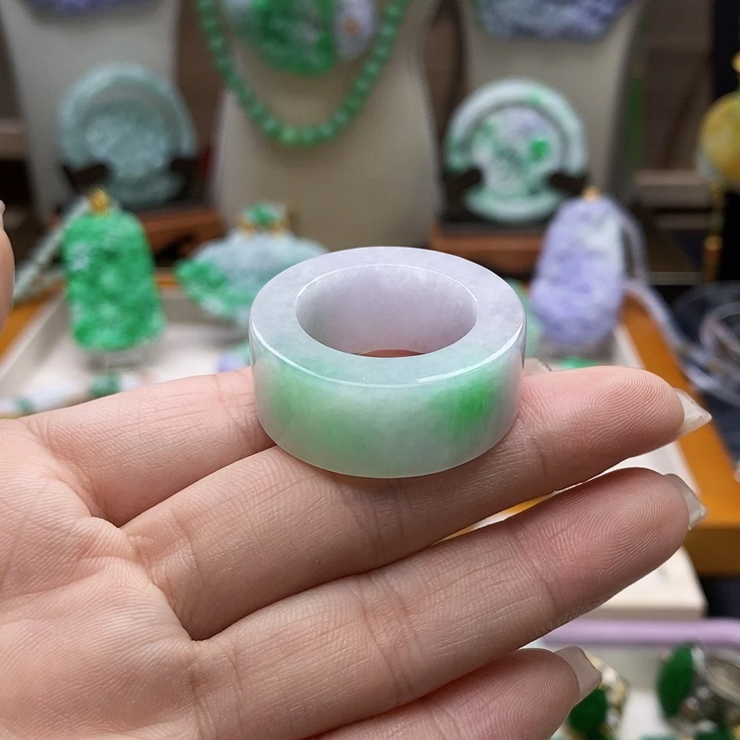 翡翠未镶嵌颈饰天然27