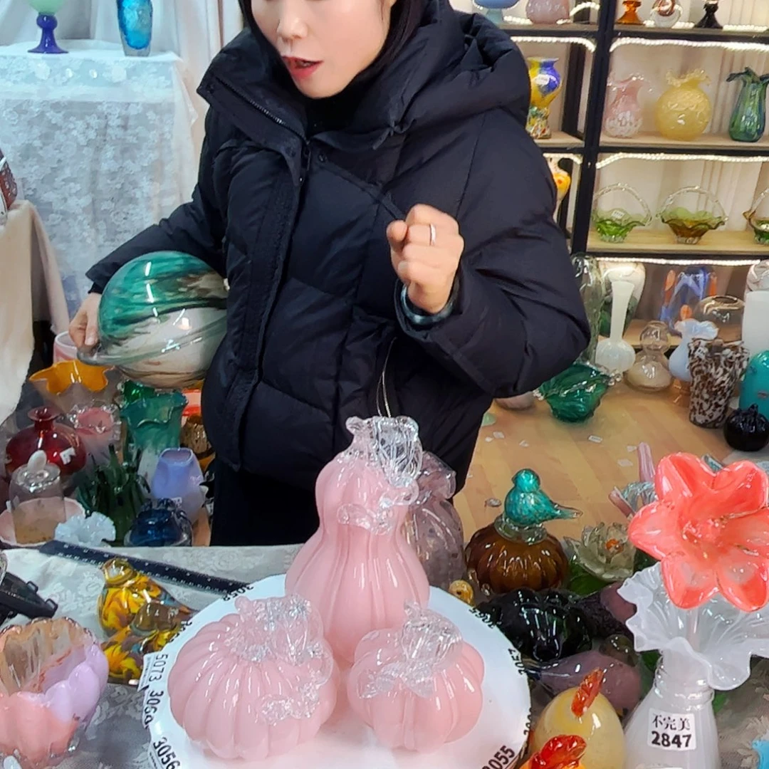 尐****3个葫芦家悦美居琉璃摆件