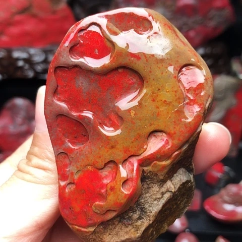 昌化鸡血石昌化鸡血石原石