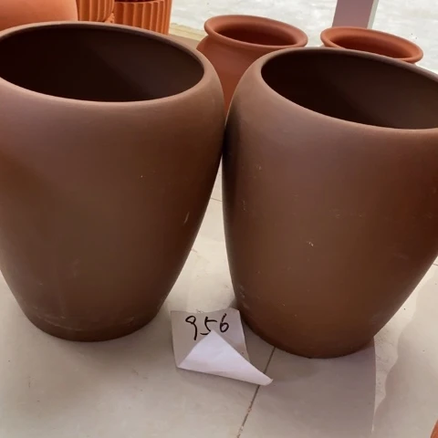 粗陶红陶绿植花盆956