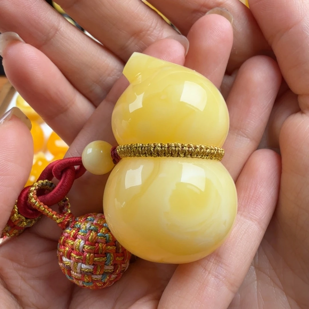 琥珀未镶嵌颈饰纯天然琥珀蜜蜡无优化