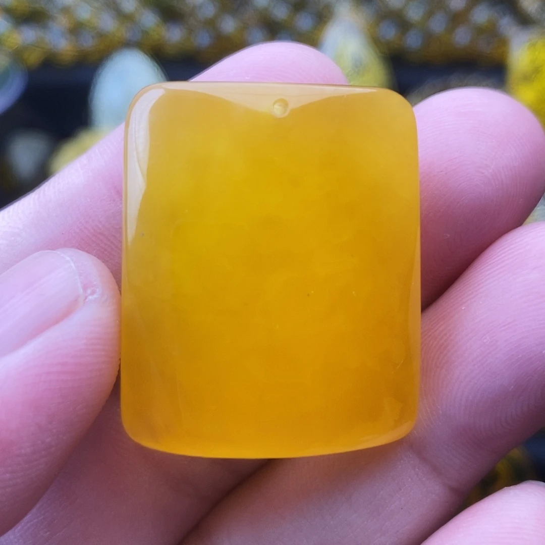 蜜蜡未镶嵌吊坠(不含链)