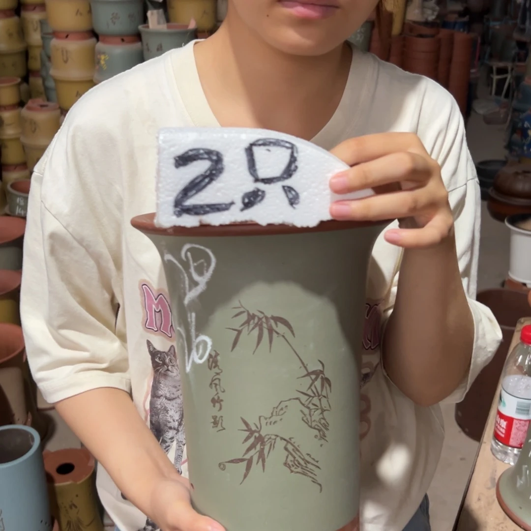 宜兴川阁紫砂花盆
