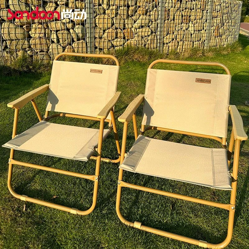 户外折叠椅子耐用克米特椅便携式野营椅超轻沙滩耐磨野餐马扎椅