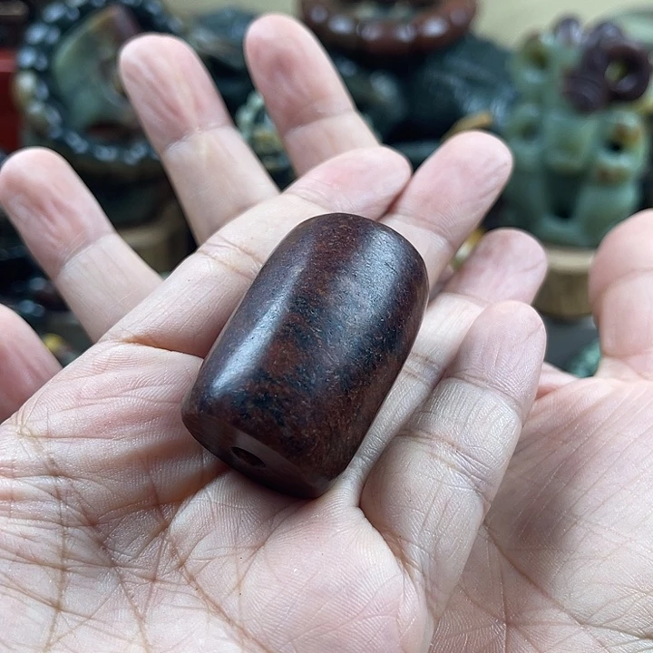 手串未镶嵌岫岩河磨玉（透闪石质玉）