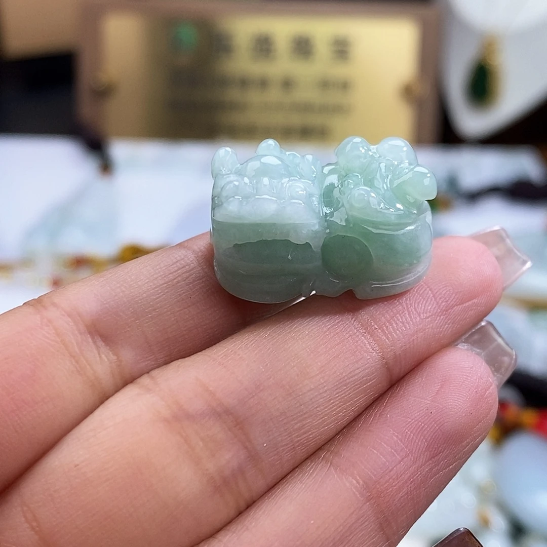翡翠未镶嵌颈饰4502