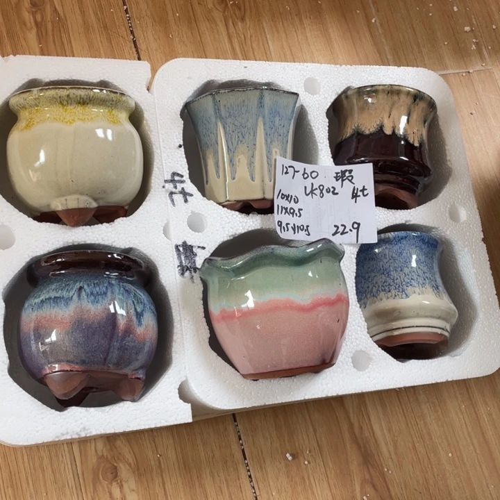 粗陶多肉花盆微瑕60