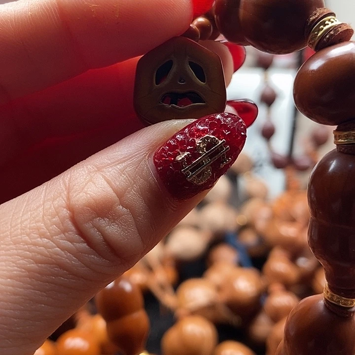 持***手手串/手链橄榄核囧脸单