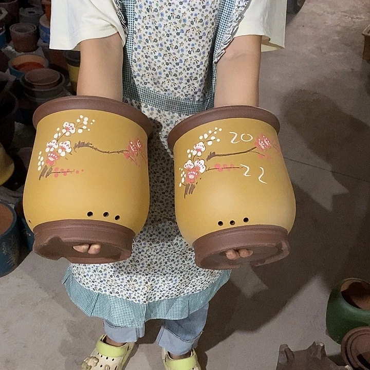 紫砂花盆紫砂花盆