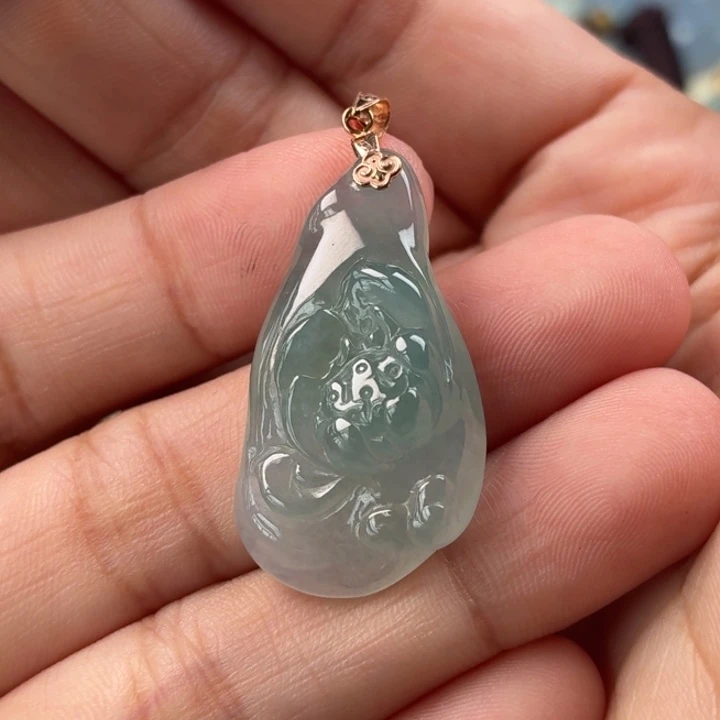 颈饰未镶嵌翡翠天然翡翠a货