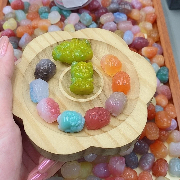 手链玛瑙未镶嵌立***?手串254