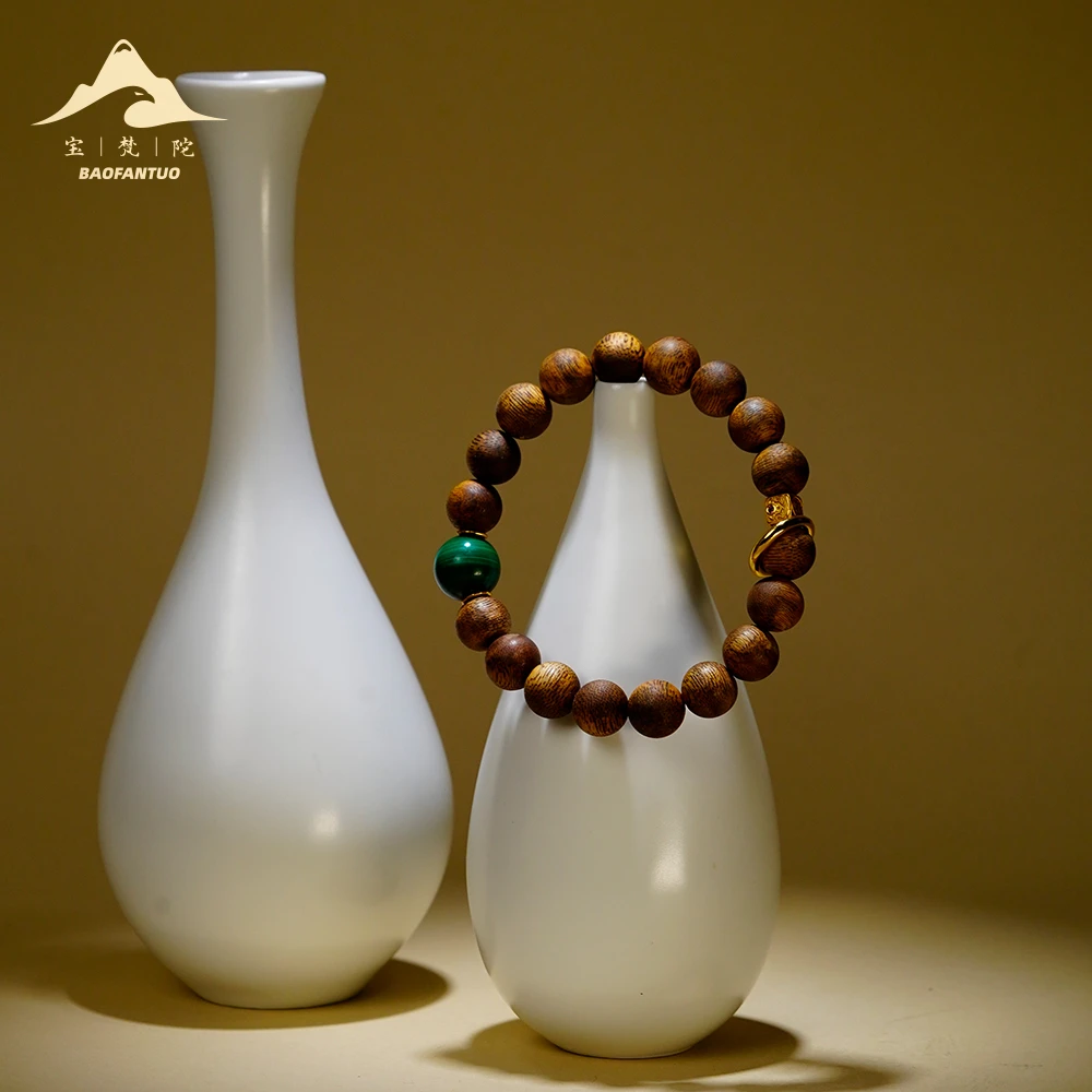 宝梵陀棋楠单圈手串【扣肉推荐】5945