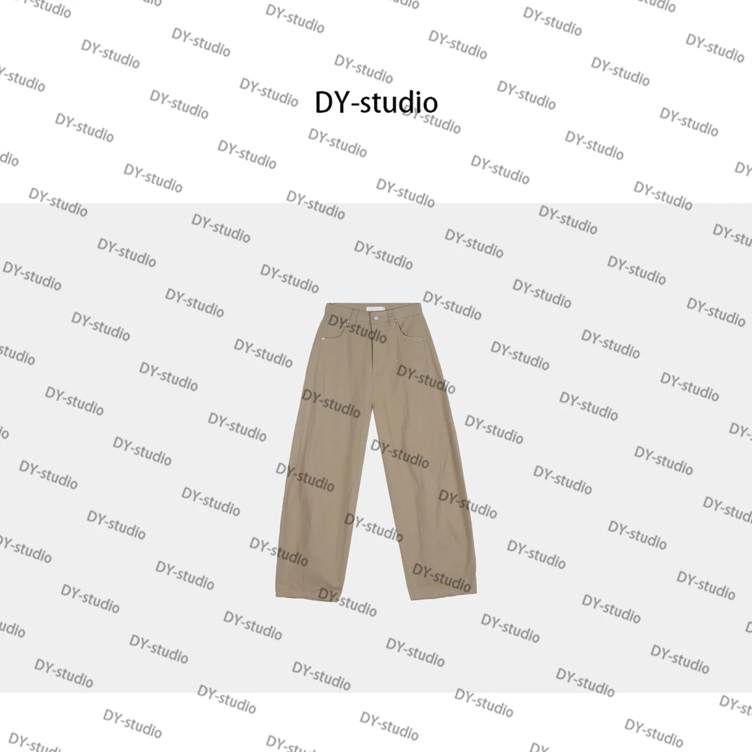 DY-质感拉满卡其弯刀裤气球裤 2025夏款NEW